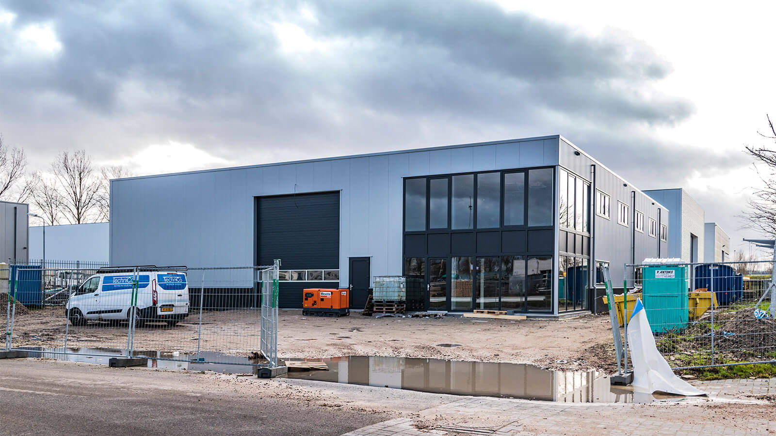 Stalen hallenbouw